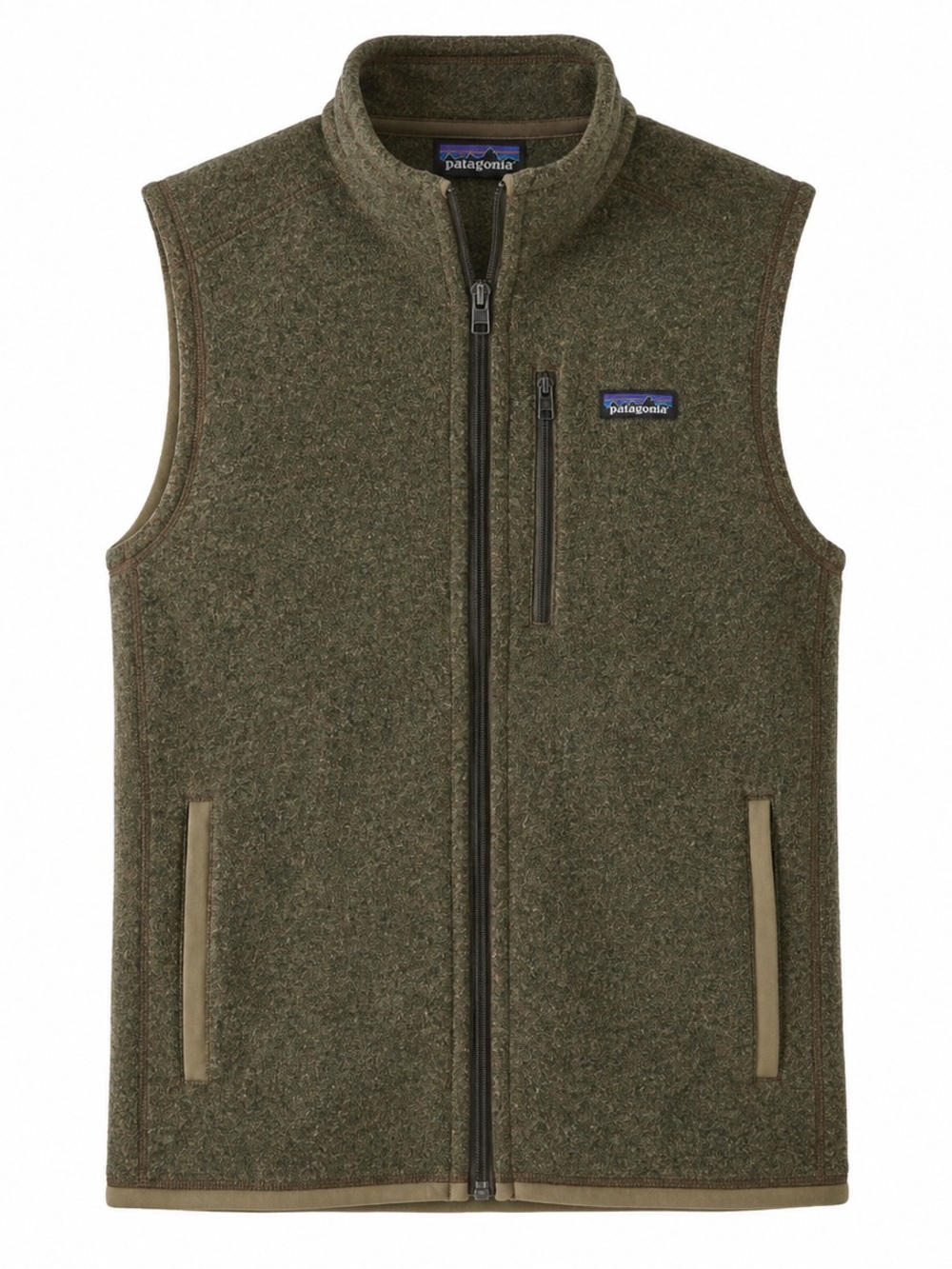 Patagonia Better Sweater Mens Vest Sage Khaki Size Extra Large